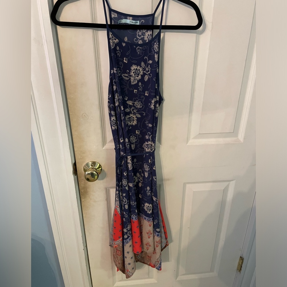 Asymmetrical multicolor Sun dress